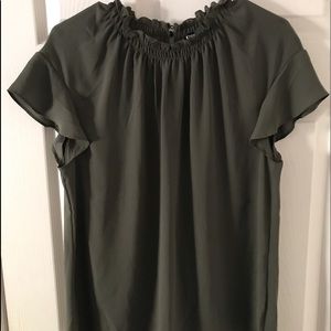 Olive Green Express Blouse